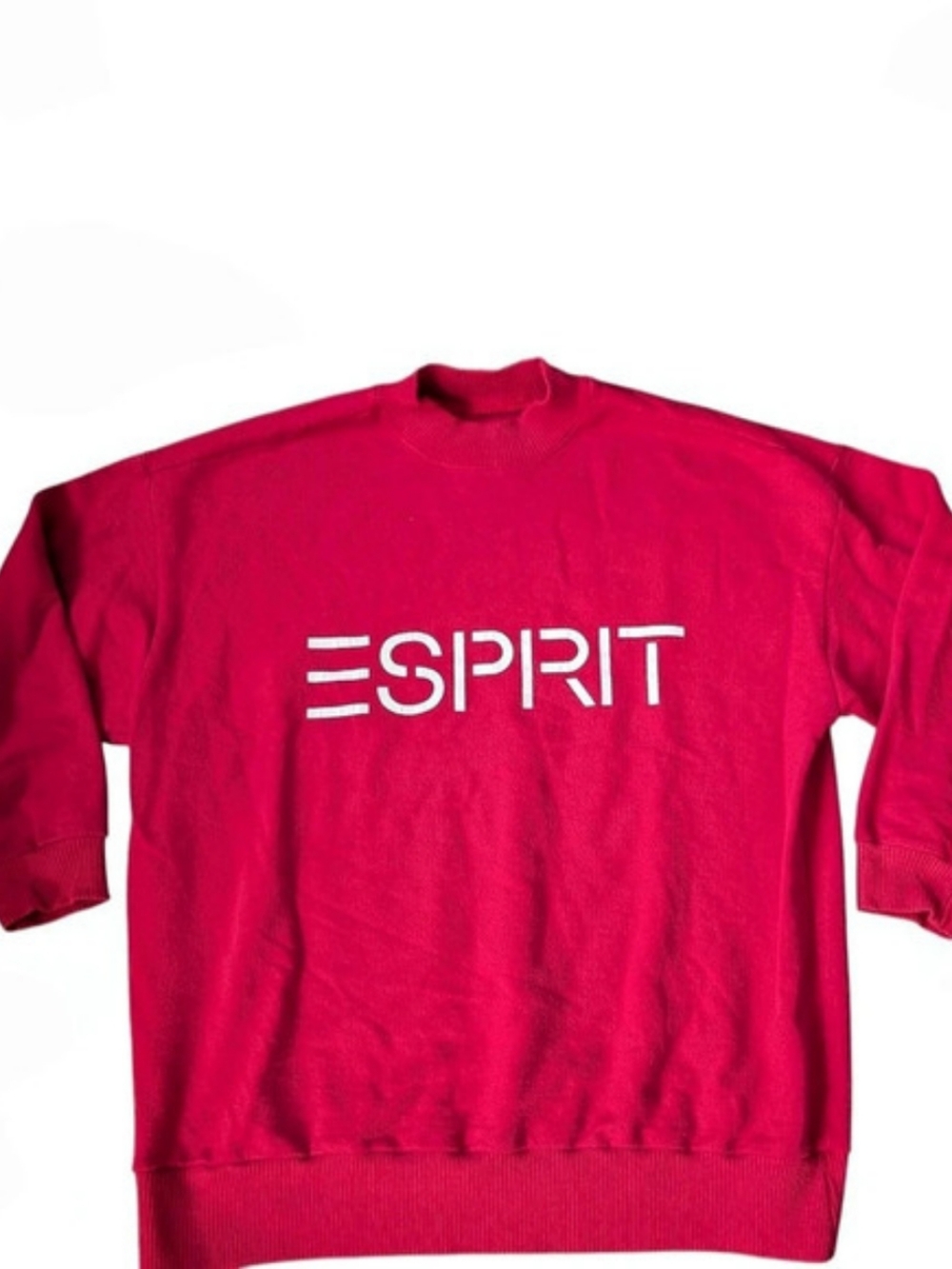 Esprit Logo Sweatshirt in Red